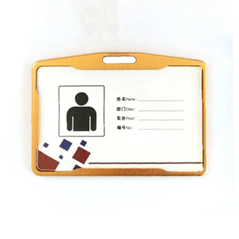 1pc Staff Work Pass Card Sleeve ID Holders Business Employee Name Badges Chest Tag Card Holder for Nurse Work Card Case Cover