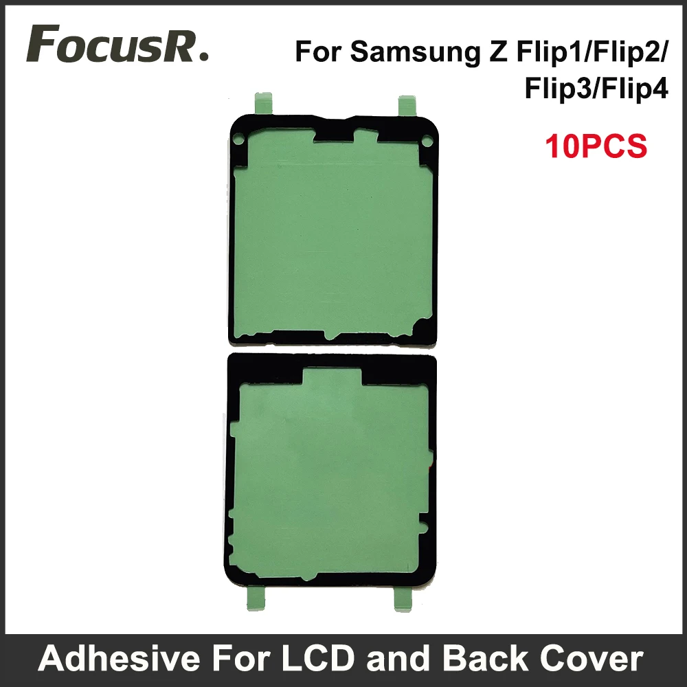 

10PCS Front LCD Display Screen Adhesive Back Cover Sticker Glue For Samsung Galaxy Z Flip 2 3 4 F700 F707 F717 F721 Repair Parts