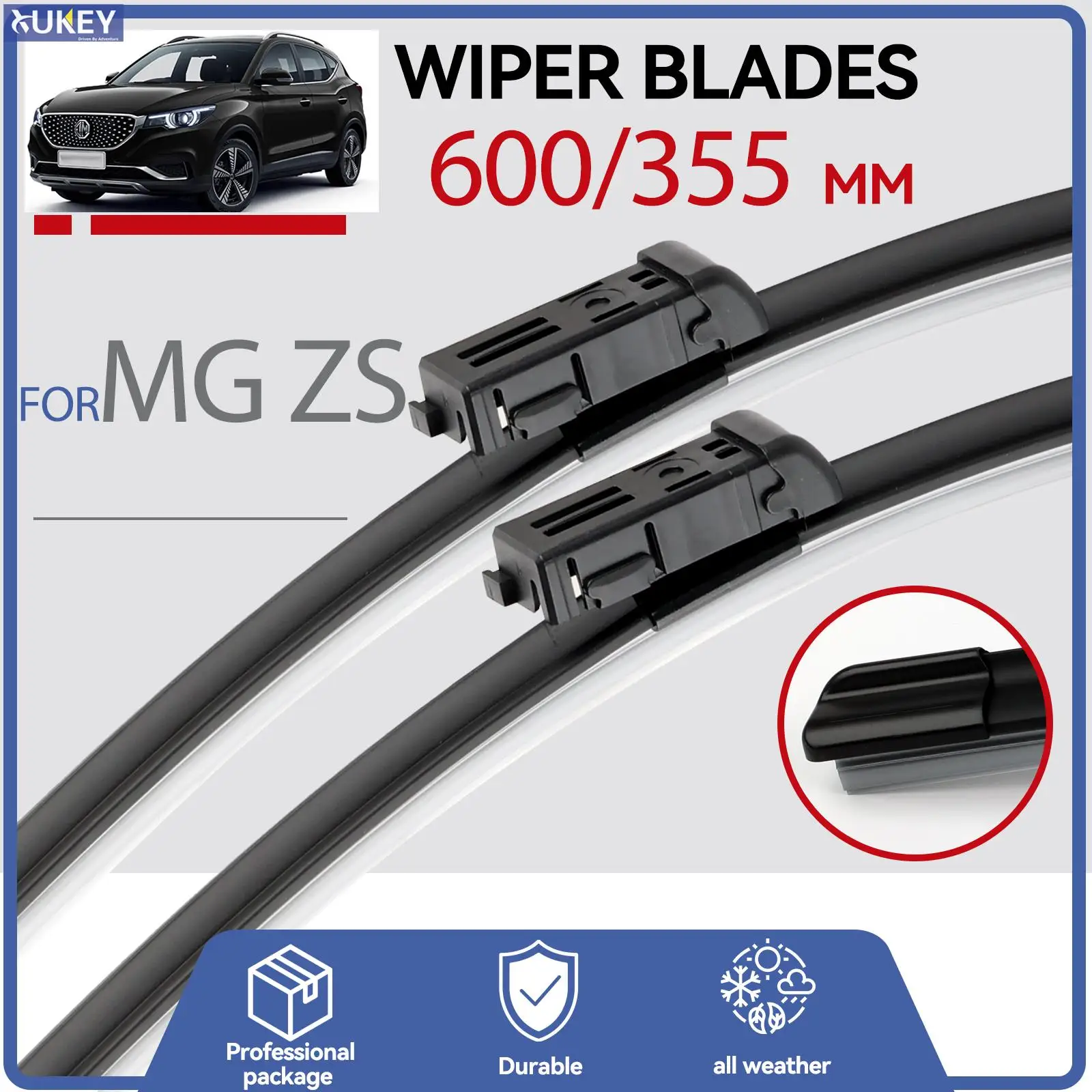 Xukey Car Windshield Windscreen Wiper Blades 24\