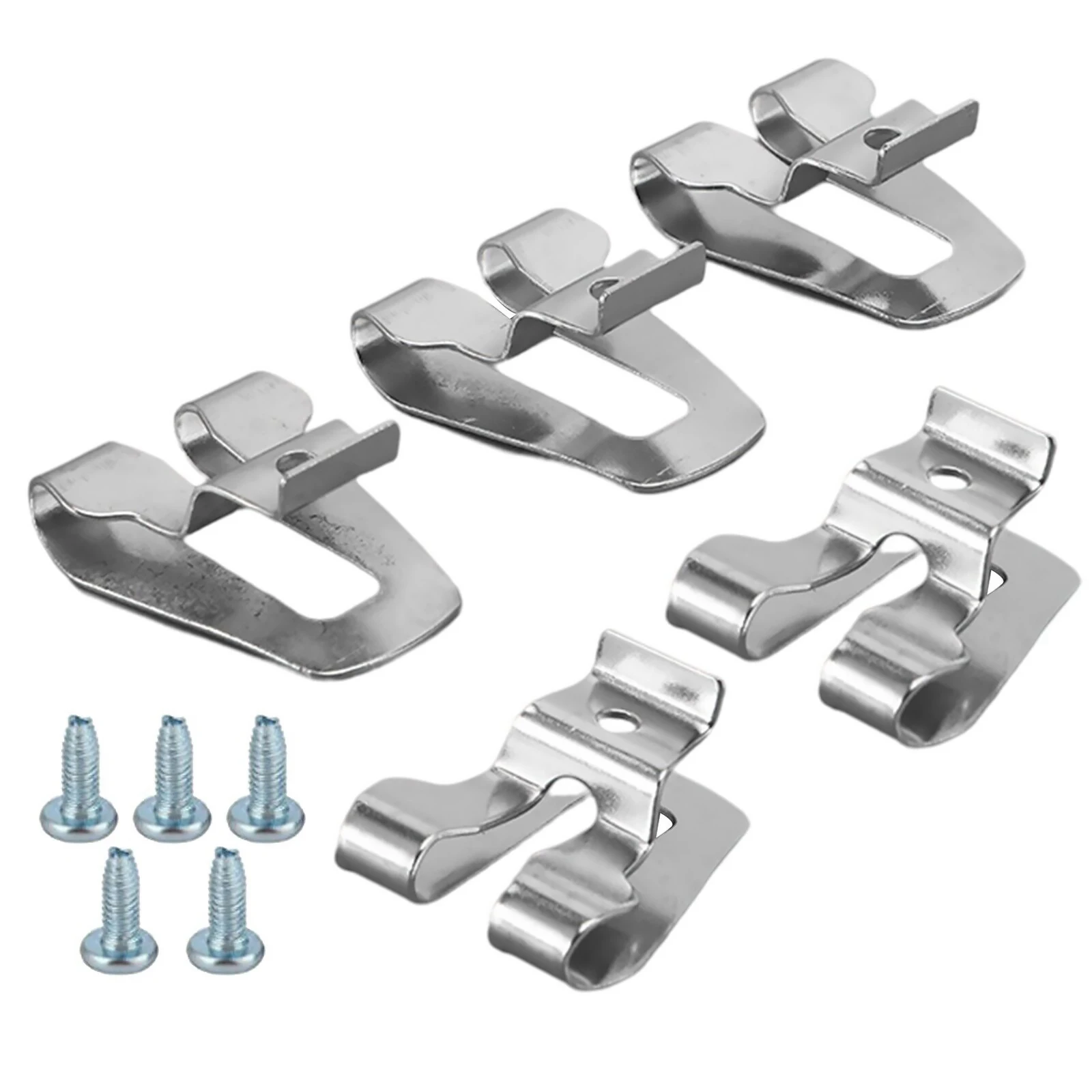 5Pcs Electric Drill Belt Clip Hook With Screws Set For Ryobi /Ridgid Impact Driver Drill Holder Accessories Stainless Steel Tool view 3