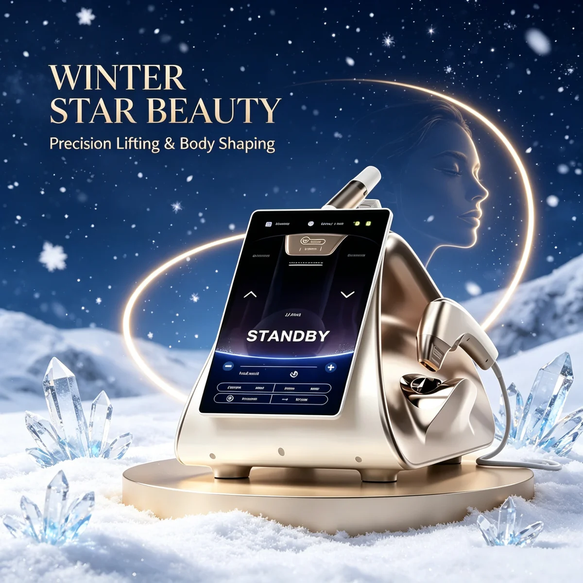 Upgraded 12D HIFU Beauty Device for Face Lift Body Sculpting Skin Firming Wrinkle Reduction Jawline Definition