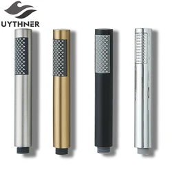 Uythner Hand-held Shower Head Plastic Black Bathroom Rainfall Shower Nozzle Aerator High Pressure handheld Shower Head