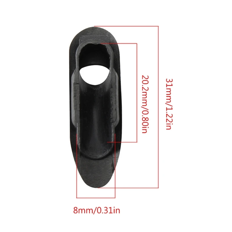 10Pcs Bike Lines Pipe Clamp Bike Grommets Bicycles Brake Shiftesr Embedded Wire Passing Clamp for Bike Brake Wire Cable