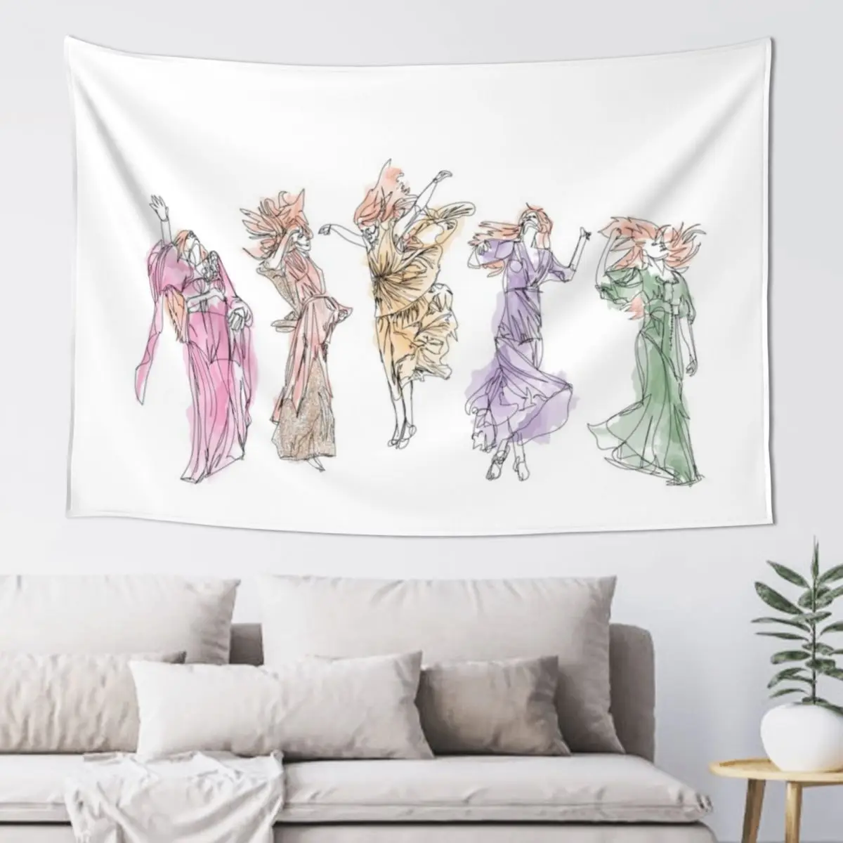

Florence Welch Tapestry Mushroom Room Decor Aesthetic Tapestry