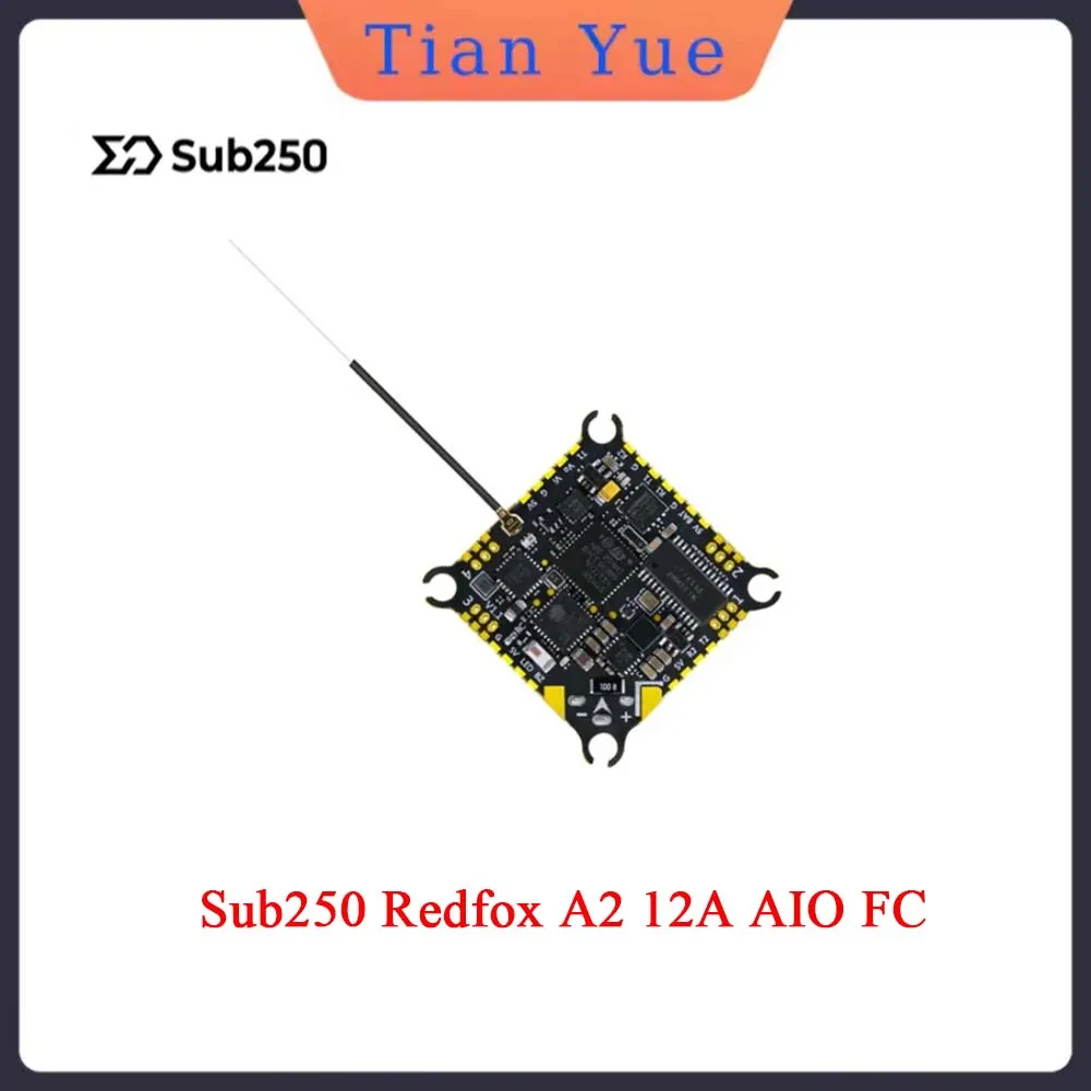 

Контроллер полета Sub250 Redfox A2 12A AIO для Nanofly20 2S ESC Elrs 2,4G, антенна приемника XT30, кабель питания, стабильное управление