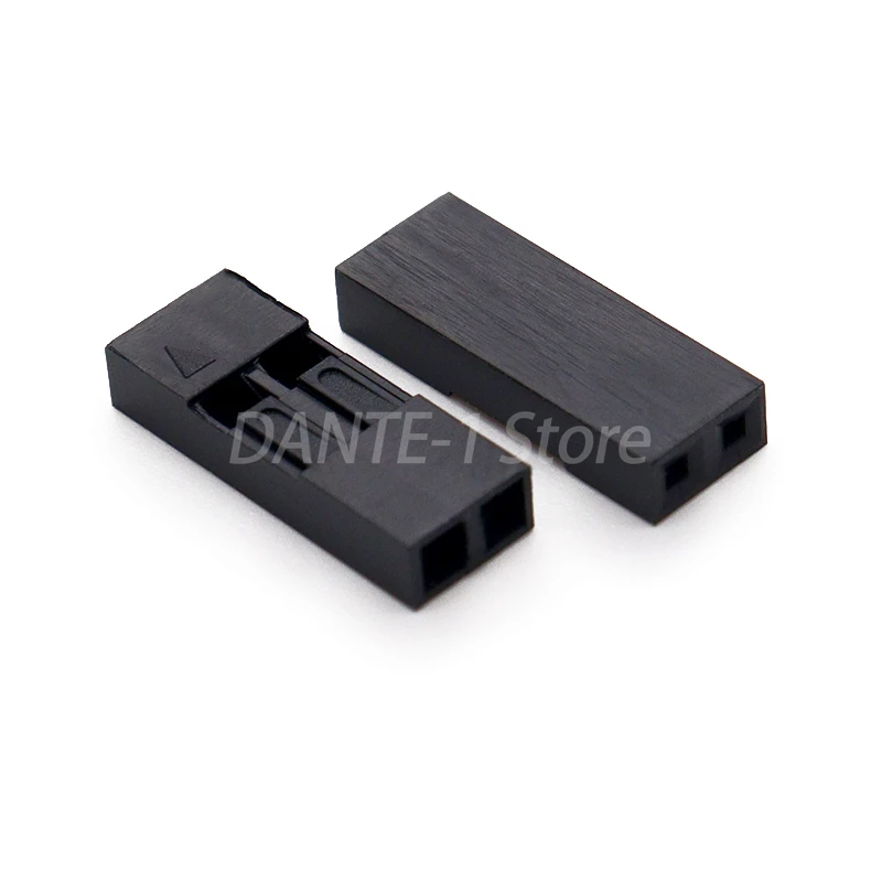 Single and double row DuPont shell plastic shell DuPont wire terminal 2.54mm plug connector 1/2/3/4/5/6/7/8P