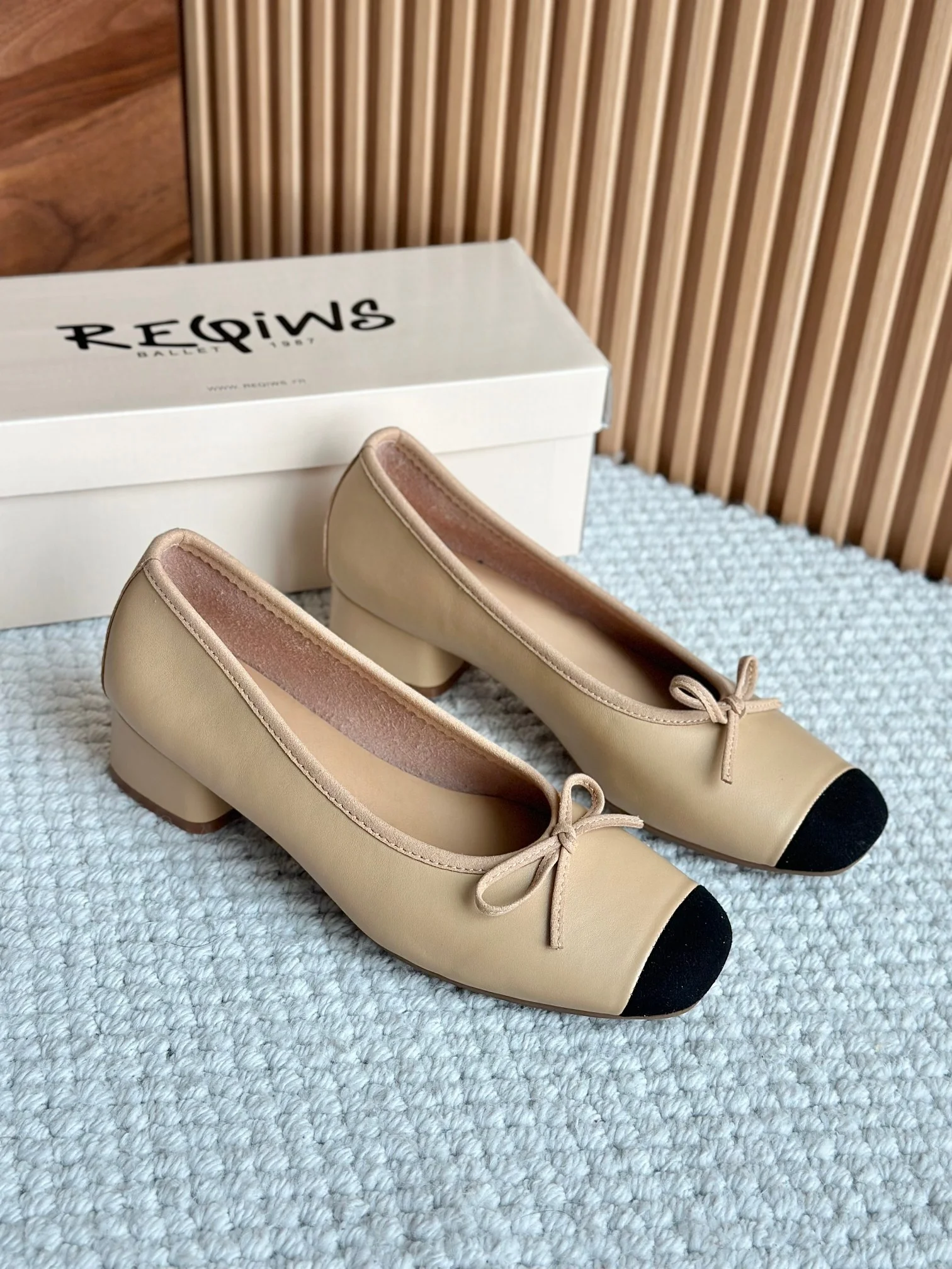 

Женские туфли из искусственной кожи с узлом спереди на среднем каблуке Single oes, мягкие боты с квадратной головкой, противоскользящие модные туфли на плоской подошве на массивном каблуке