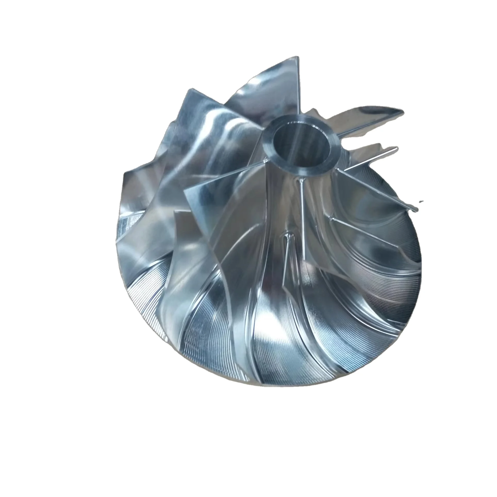 High Precision CNC Machining Parts Stainless Steel Aluminum Impeller Water Pump Joint CNC Parts Precious Precise 5 Aix Cnc