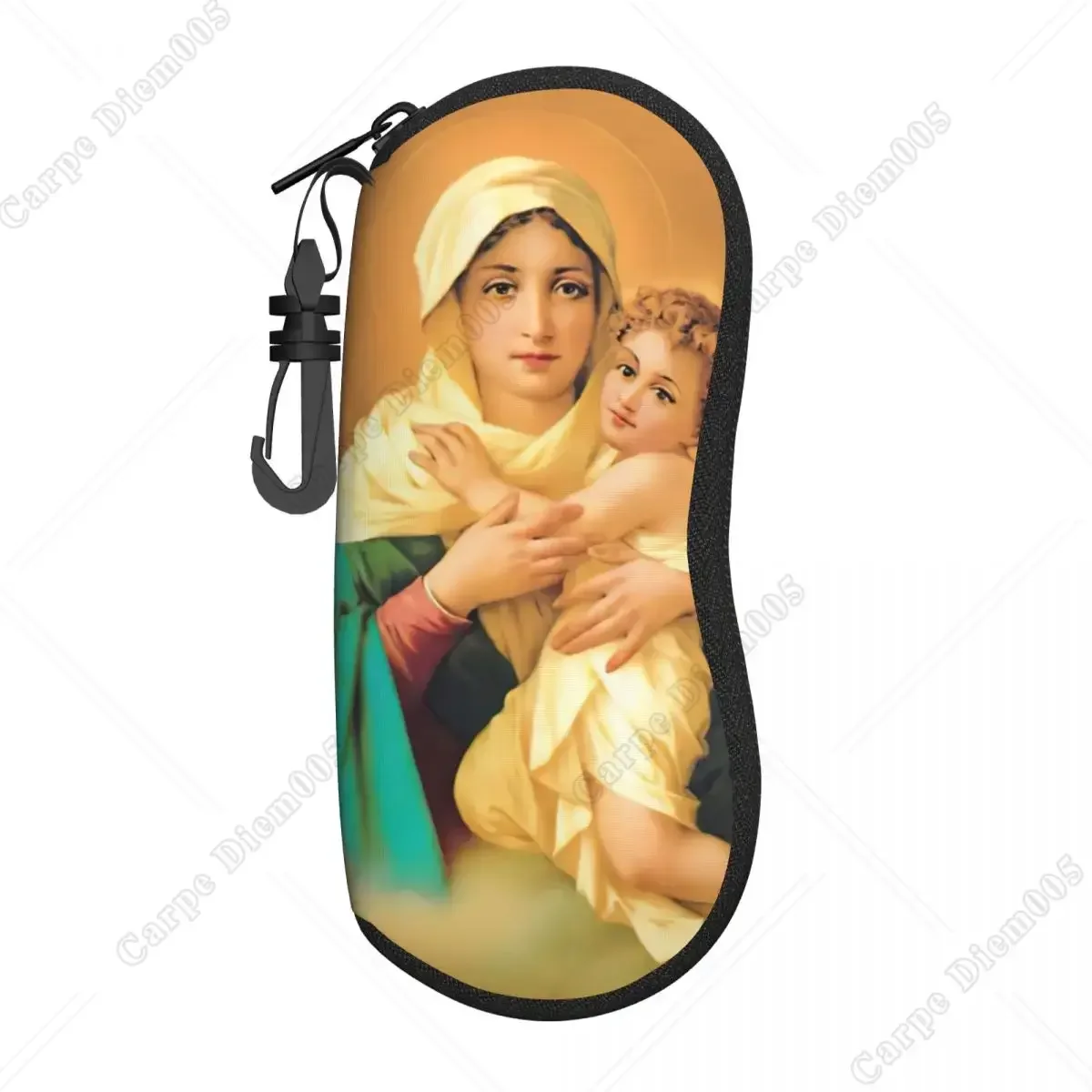 Our Lady Of Schoenstatt Shell Eyeglasses Protector Cases Men Women Sunglass Case Virgin Mary Catholic Saint Glasses Pouch