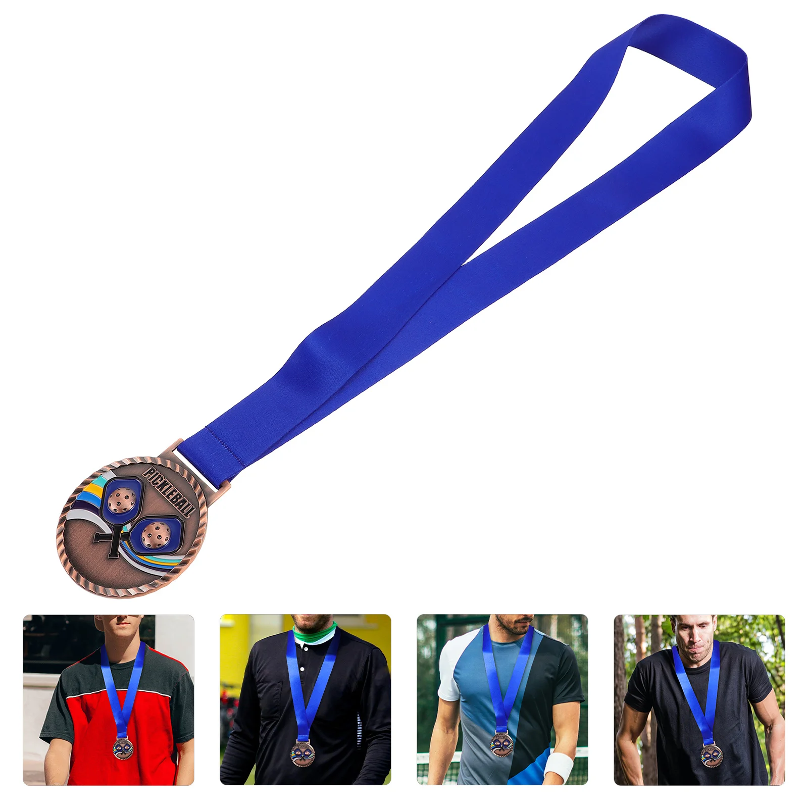 

Metal Award Medal Pickleball Competition Durable Zinc Alloy Sports Event Prize Medals for Participation and Winner Awards