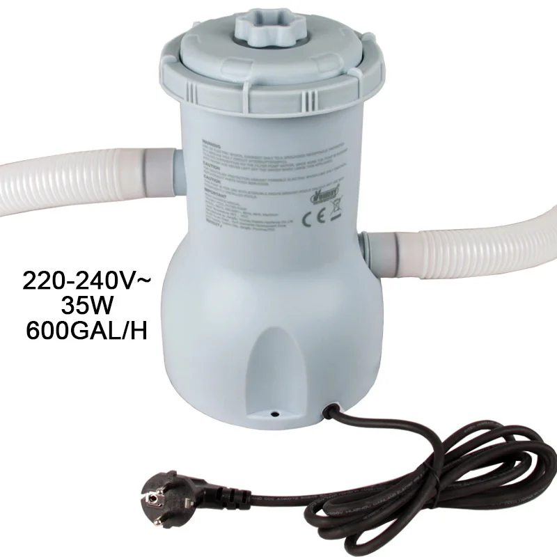 

220V EU Standard EU Plug Filter Pump Above Ground Pool Metal Frame Piscine Inflatable Easy Pool Water Filtration Swimming Pool