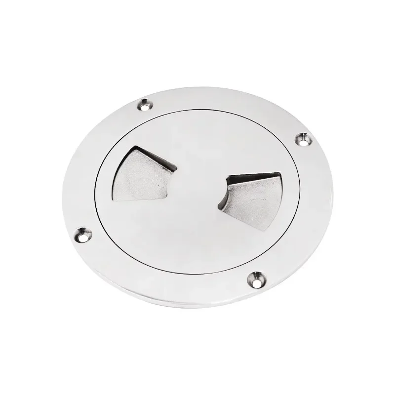 3/4/5/6 Inch Marine Floor Access Panel Hatch 316 Boat Stainless Steel Boat Round Disc Deck Inspection Plate Hatch Kayak