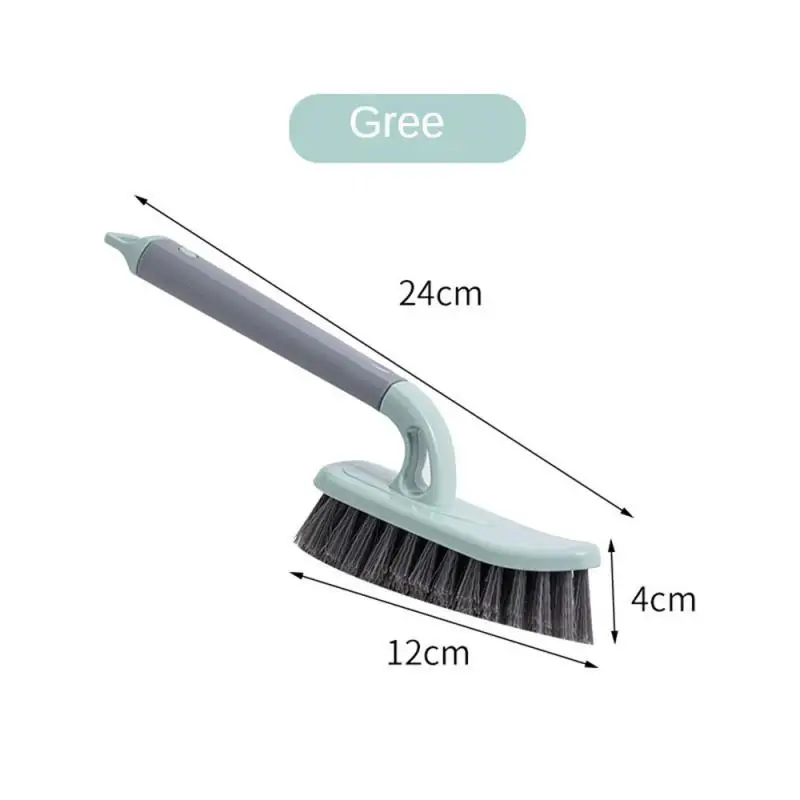 Gap Cleaning Brush Long Non-slip Handl .v-shaped Brush Head 75g Plastic Cleaning Tool Dead Corner Slot Brush Ground Seam Brush