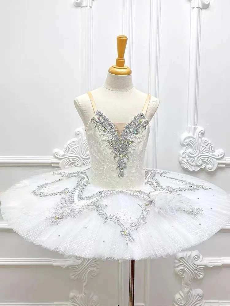 

High-end customized Silver Fairy classical ballet Paquita Blue Bird tutu can be customized