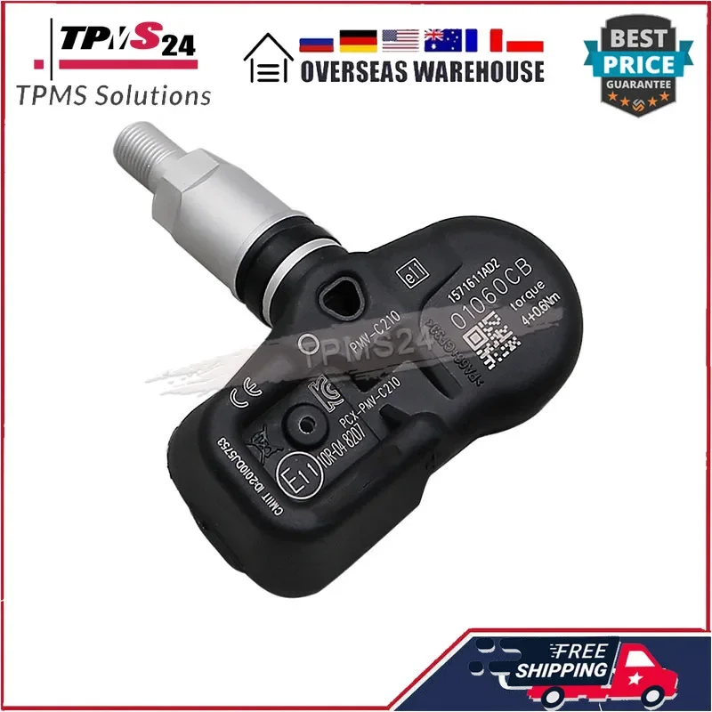 4PCS PMV-C210 For TOYOTA Avensis Auris RAV4 Yaris Verso 42607-02031 42607-02030 42607-30070 TPMS Car Tire Pressure Sensor 433MHZ