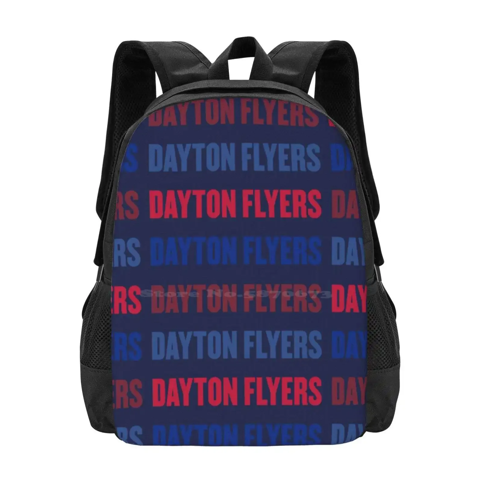 

Dayton Flyers Pattern Hot Sale Schoolbag Backpack Fashion Bags Dayton Flyers University Of Dayton Text Typography Pattern Red