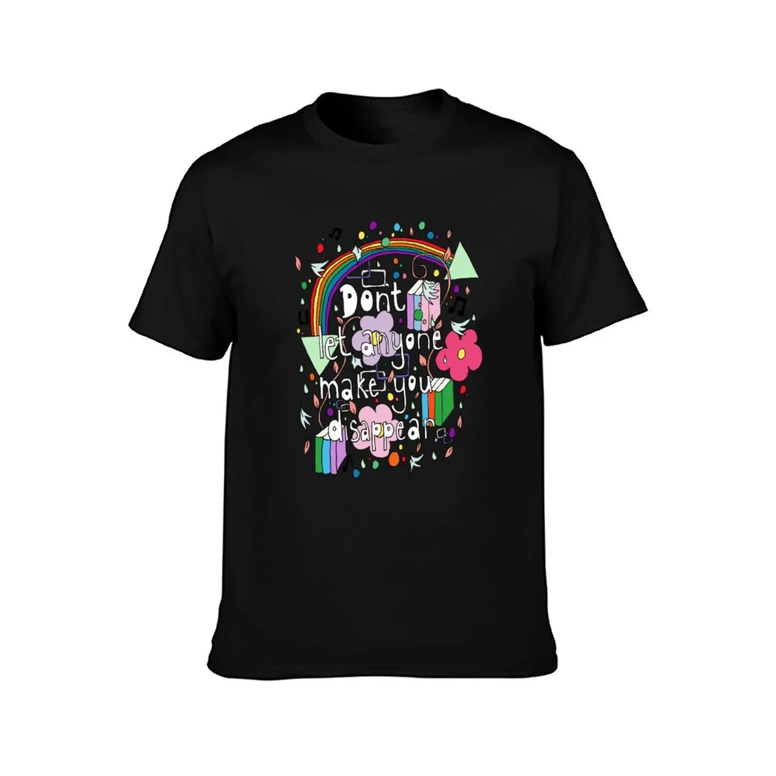Heartstopper Don't Disappear T-Shirt man t shirts graphic T-Shirt