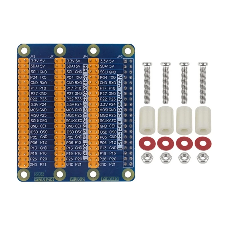 GPIO Extension Board 1 to 3 GPIO Module GPIO Extension Board Module Splitter Adapters for 5B/4B/3B Development Board QXNF