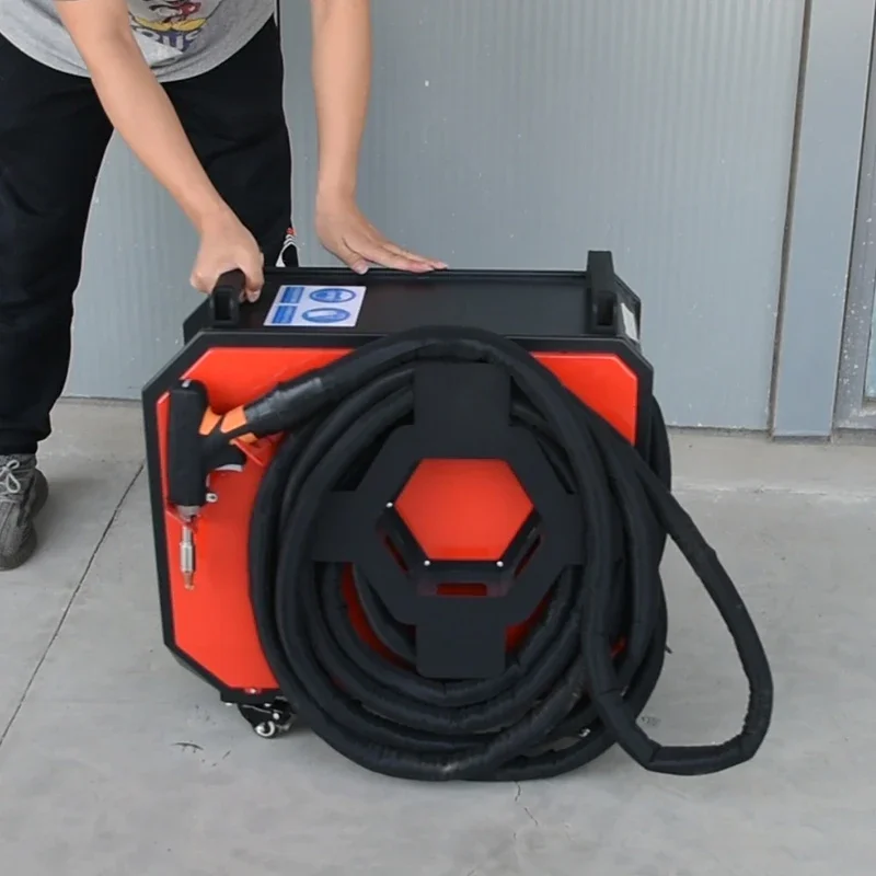 Air cooled automatic handheld mini fiber laser welders  4 in 1 Portable fiber laser welding machine prices