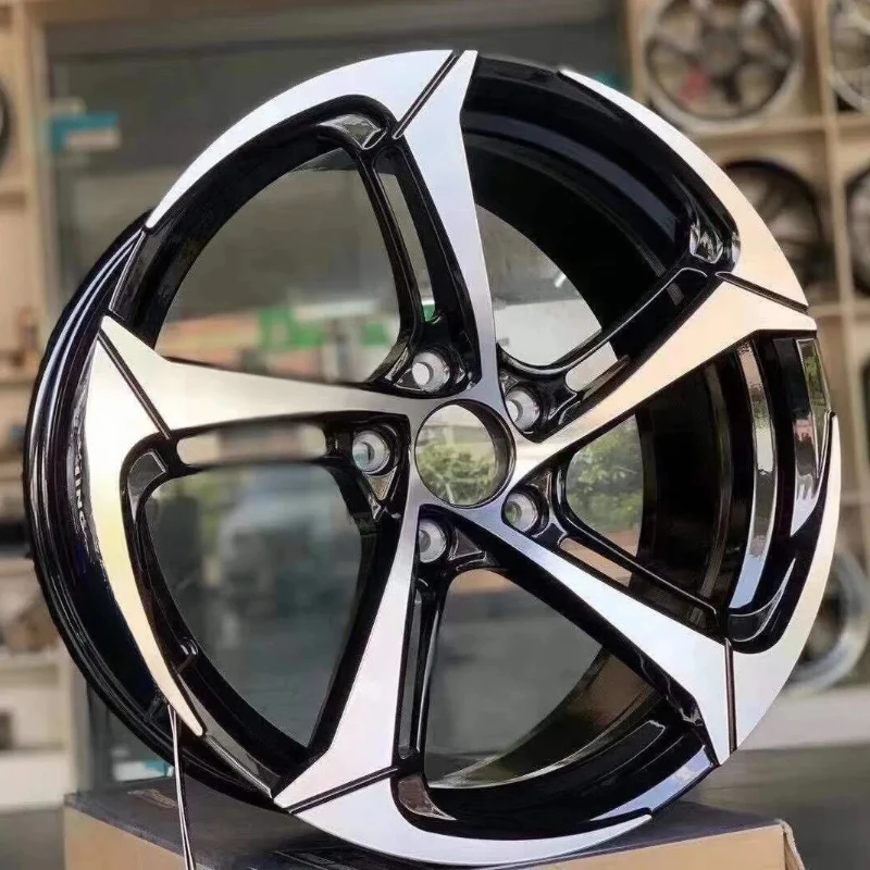 Automotive Cast Alloy Wheel Assembly, Gallop‑Style R1817 18 Inch Rims Available In 5X112 5X114.3 5X108 Aftermarket Specs