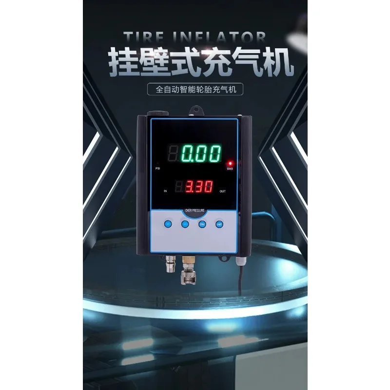 Preset Pressure Automatic Tire Inflator Auto Charge Deflate Portable Air Pump For Car Motorcycle Tyre Emergency Inflation Tool