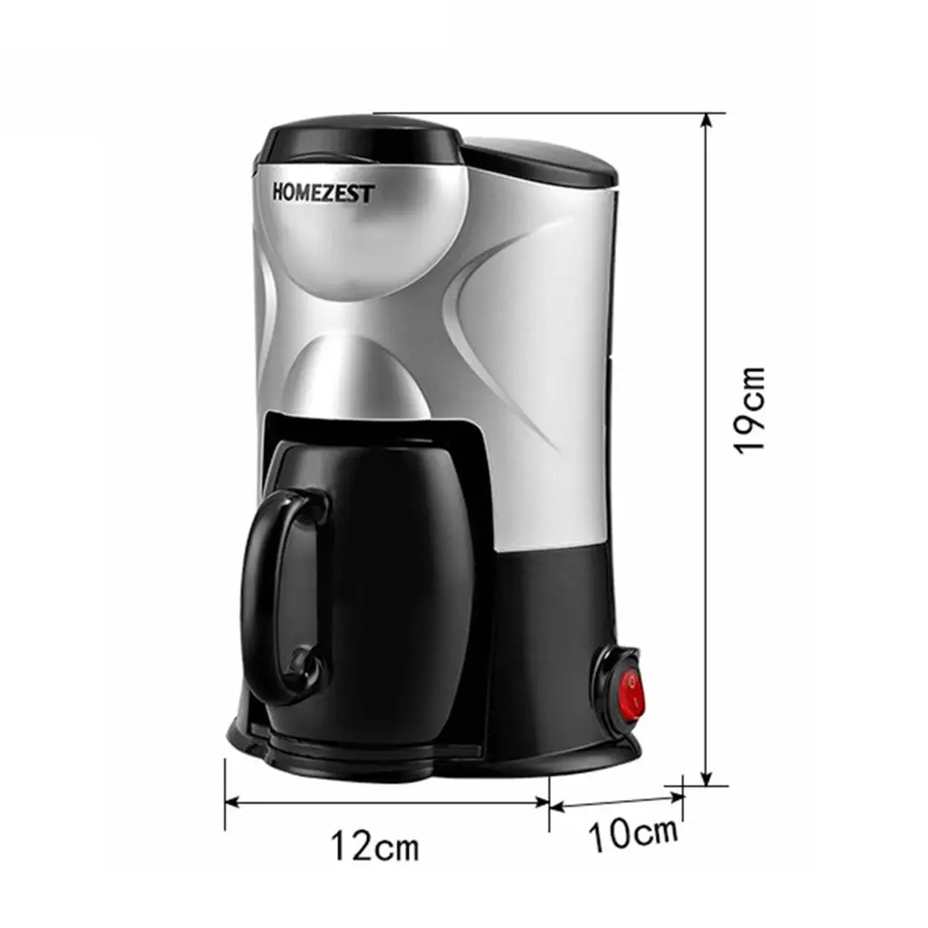 Cup Drip Coffee Maker American Coffee Machine with Cup for Household Office Personal Use