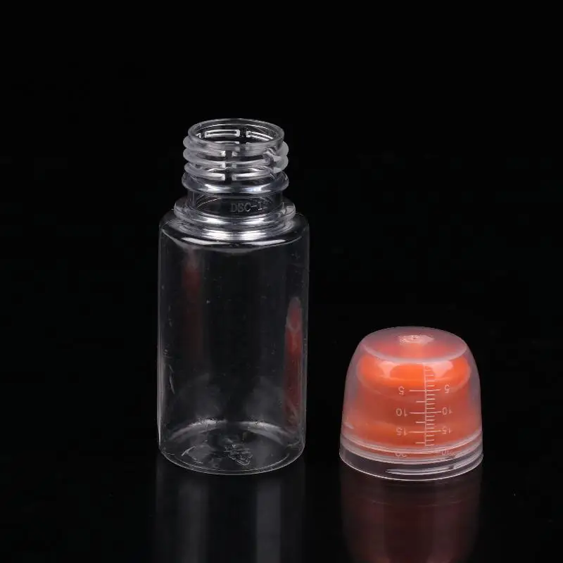 1 pçs redondo quadrado vazio molho de plástico espremer garrafas recipientes de condimento recarregáveis com graduado para molho de salada óleos para churrasco