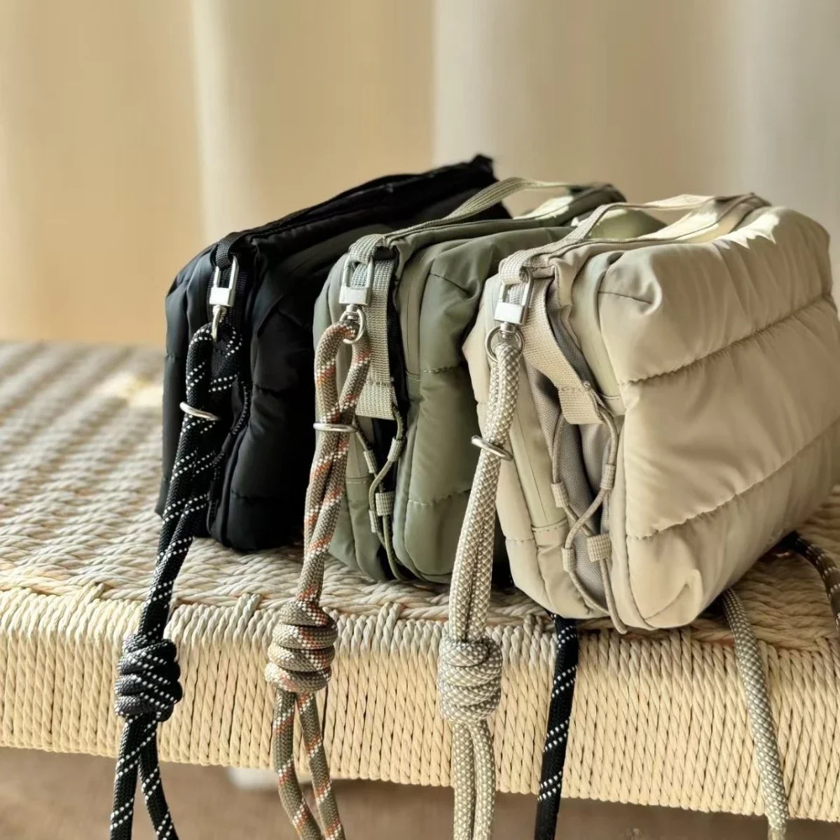 New Ultra-Lightweight Multi-Functional Crossbody Bag Travel Document Holder Unisex Sling Shoulder Handbag Commuter Hiking Purse