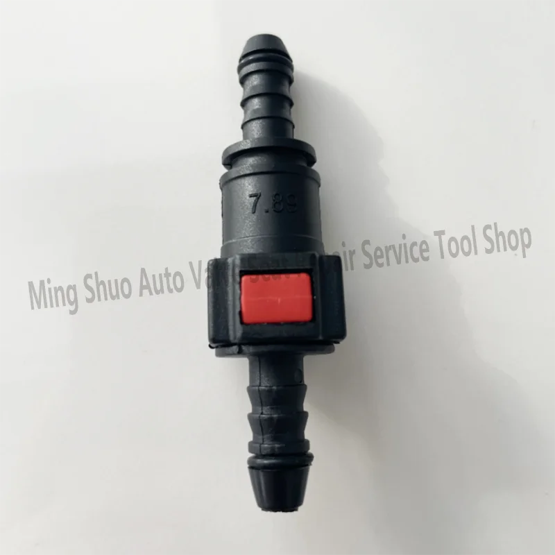 7.89 ID6 Auto Car Fuel Line Bundy Tee Hose Coupler Nylon Motorcycle Hose Coupler Quick Release Connect Connector Car Accessories