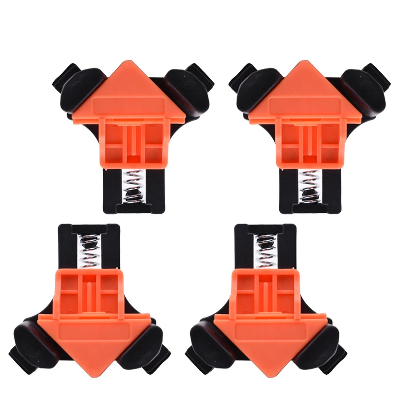 4PCS Woodworking Tool High Strength Clamp Plastic Fixing Clips Joiner Accessories Quick Clamp Clips For Wood Hand Tools Clamps