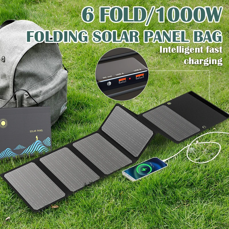 แผงโซลาร์เซลล์พับได้ 1000W พร้ - Zd Outdoor Camping บทวิจารณ์และราคา