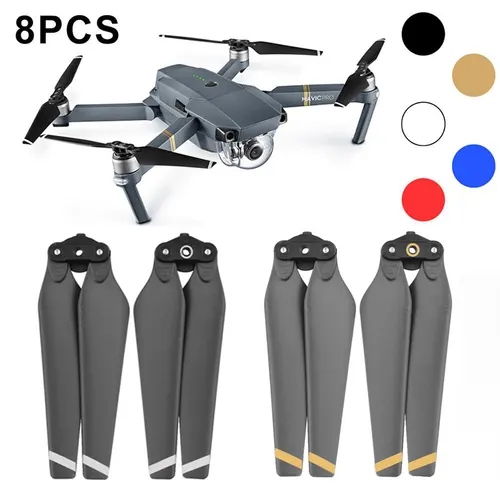 Hélice de 8 Uds para Dron DJI Mavic Pro, accesorios de liberación rápida, hoja plegable 8330, piezas de repuesto, accesorio de repuesto, ventiladores de ala CW CCW