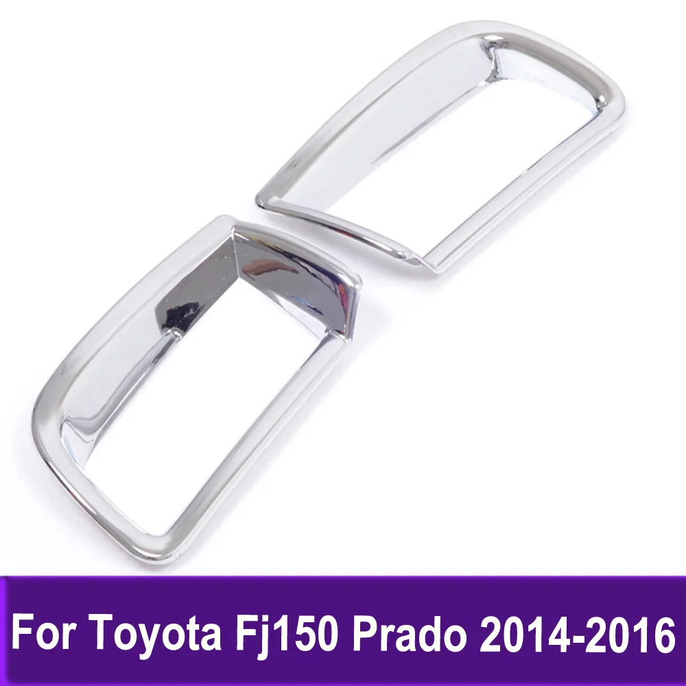 

Rear Foglight Cover Fog Lights Lamp Trim Car Sticker Exterior Accessories For Toyota Fj150 Prado 2014 2015 2016