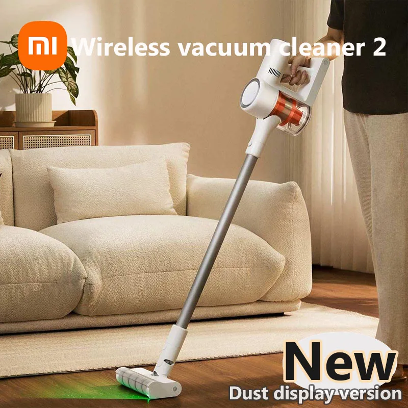 New Xiaomi Mijia Wireless Vacuum Cleaner 2 Display Dust Edition Low Noise Handheld Mite Removal Vacuum Cleaner With High Suction