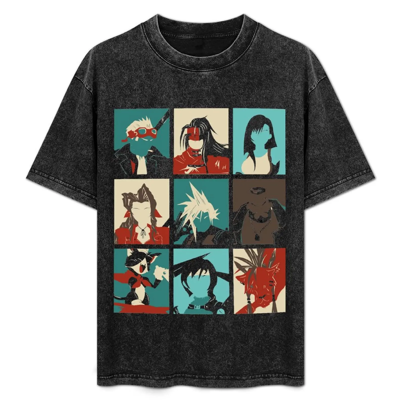 Fantasy Final Seven Classic T-Shirt anime stuff shirts graphic tee tshirts for men