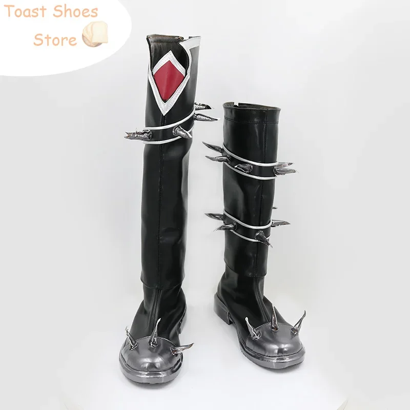 LOL Heartache & Heartthrob Vi Cosplay Shoes LOL Valentine's Day Cosplay Prop Halloween Carnival Boots PU Shoes Costume Prop