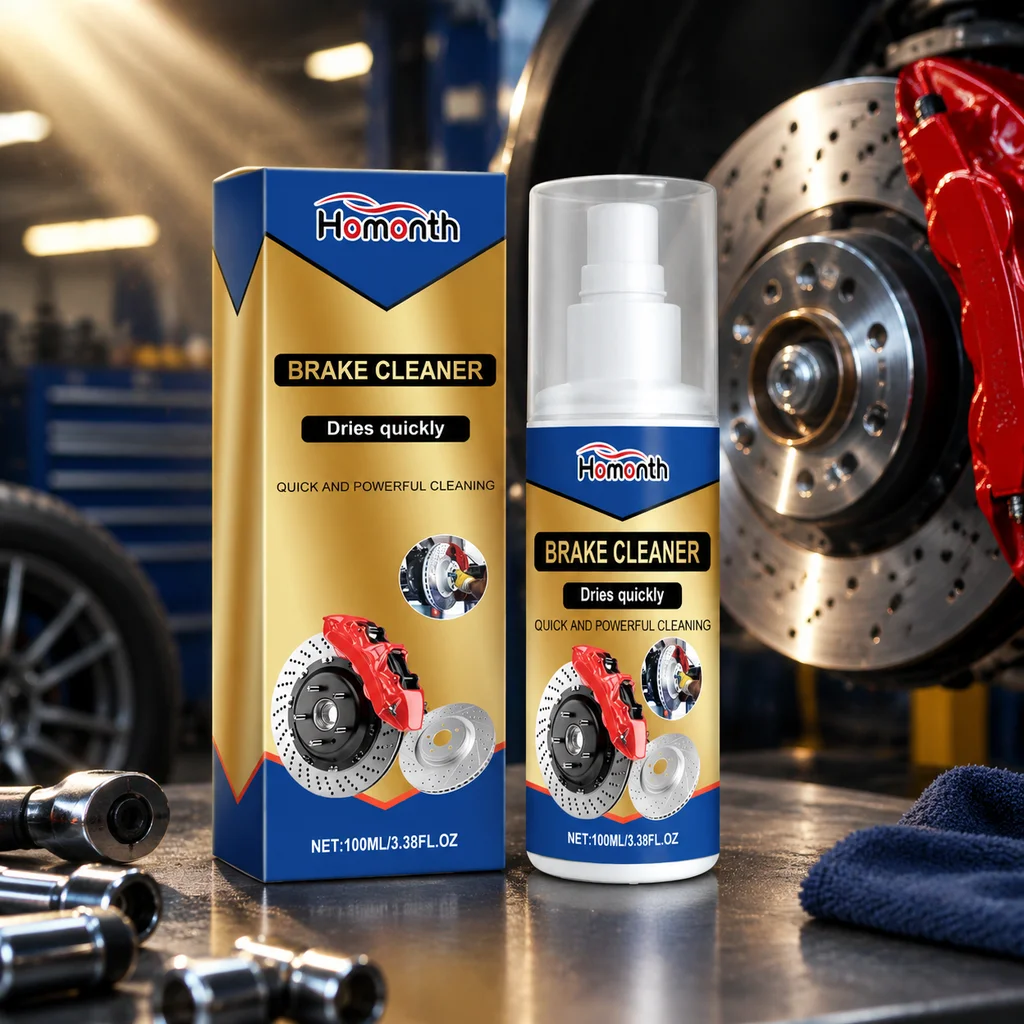 Car Brake Cleaner Rust Removes Friction Noises Extends Brake System Lifespan Polishing Refurbish Auto Maintenance Cleaning Spray Oil Grease Stain Removal
