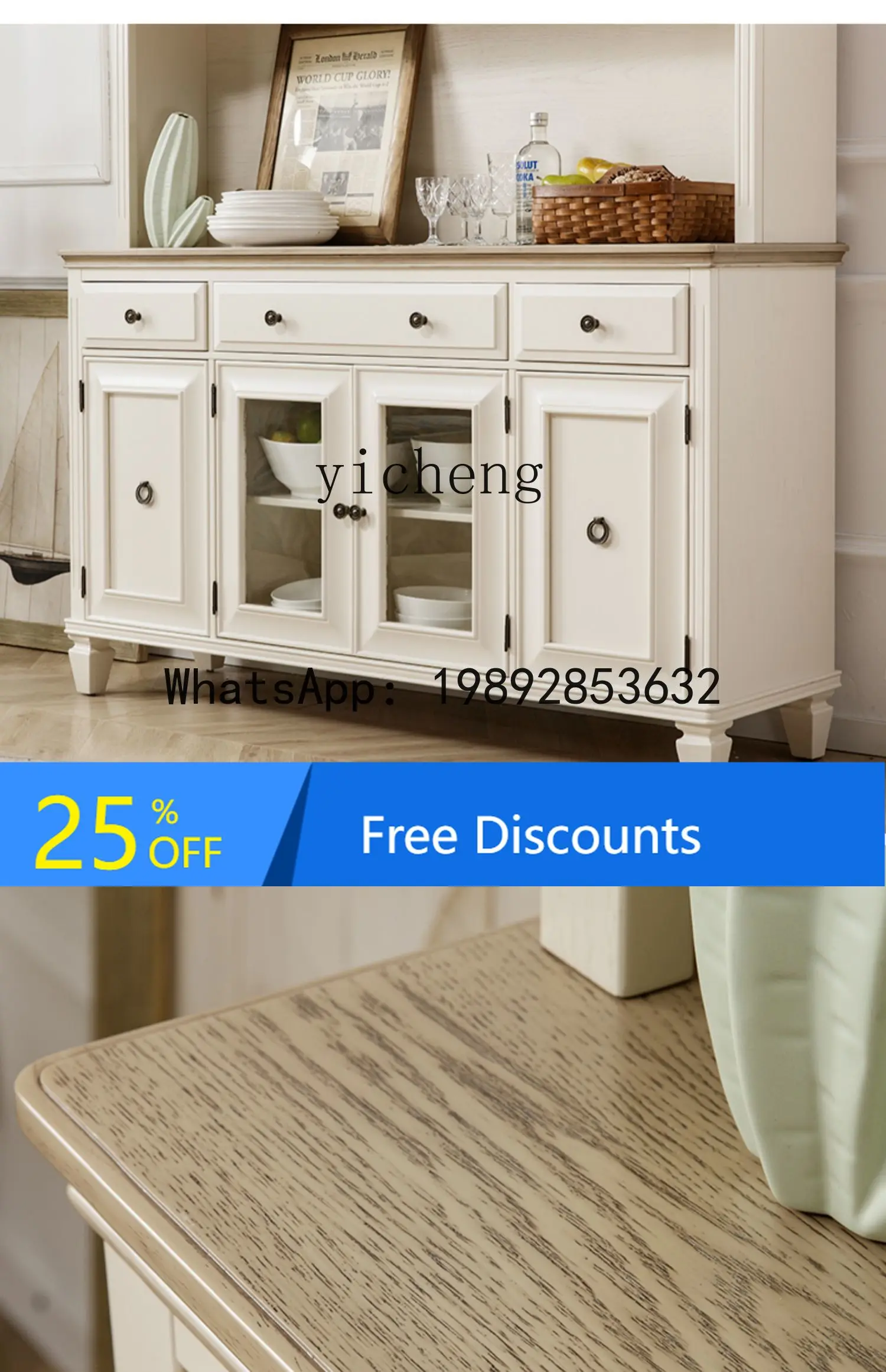 

side cabinet pure solid wood wine cabinet simple tea cabinet cupboard multi-functional storage