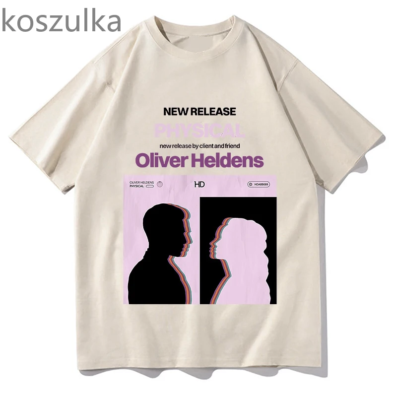

2024 Hot Oliver Heldens Physical T-Shirts Funny Men/Women Clothing Vintage Aesthetic Tops Unisex Streetwear Pure Cotton TShirts