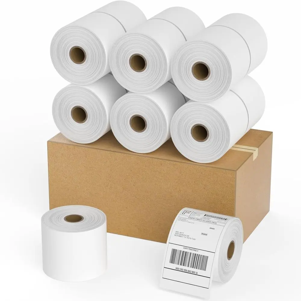 

80 Rolls 4x6 Direct Thermal Shipping Labels 450 Labels/Roll Compatible with Zebra 2844, 2843, 2844z Eltron, AddrLabels or Logist