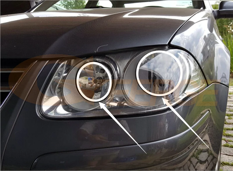 Geerge For Volkswagen VW Jetta City Clasico Bora Excellent Ultra Bright CCFL Angel Eyes Halo Rings Kit Car Accessories
