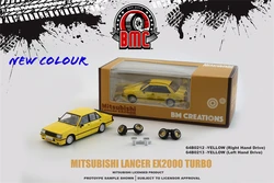 BMC 1:64 Lancer EX2000 Turbo Yellow LHD Diecast Model Car