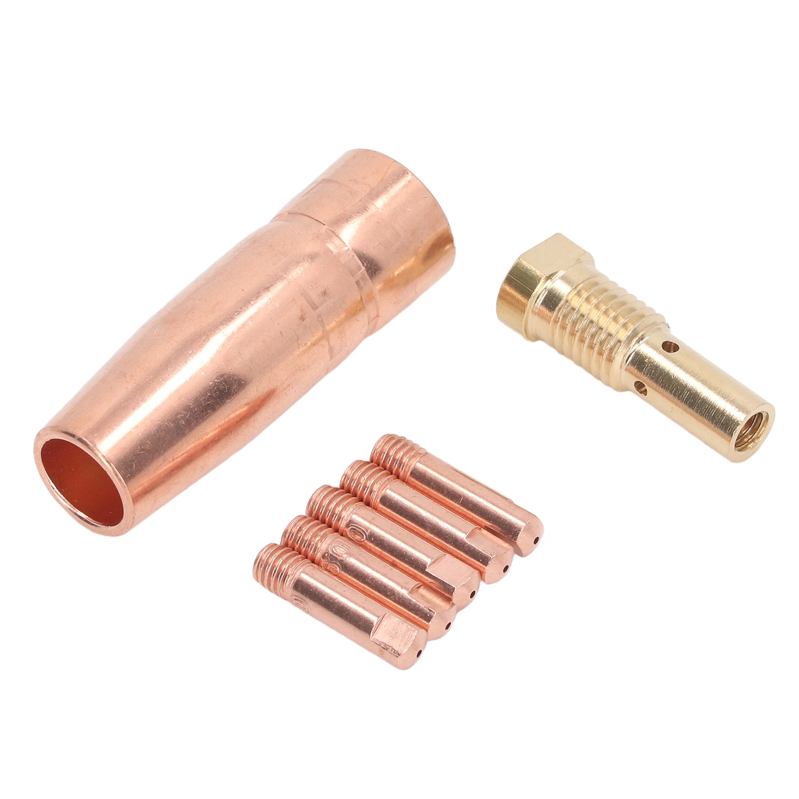 Gasless Nozzle Tips Kit 0.9mm 0.035in Conductive Tips Complete Professional MIG Welding  Accessory Time Saving for Projects