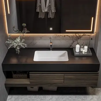 Skříňka do pračky se zásuvkami, koupelnová sada se zrcadly, sloupek nábytku, úzký úložný prostor v rohu, uzavřená skříňka na toaletu, Casa Arredo 6 nejlepší prodej skříňka pračky - №5