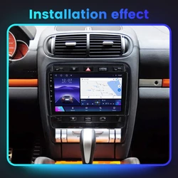 8G + 128G Android 13 autoradio Carplay lettore multimediale navigazione GPS per Porsche Cayenne I 1 9PA 2002-2010 WIFI 2 unità principale din Lettore multimediale con Android 13 e navigazione GPS, AutoRadio 2 DIN con