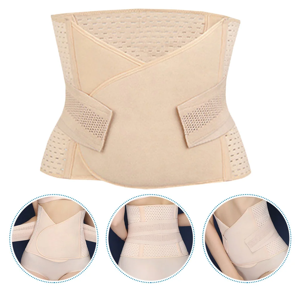 Cinto de barriga pós-parto feminino cintos banda binder cincher poliéster controle de barriga shapewear bebê