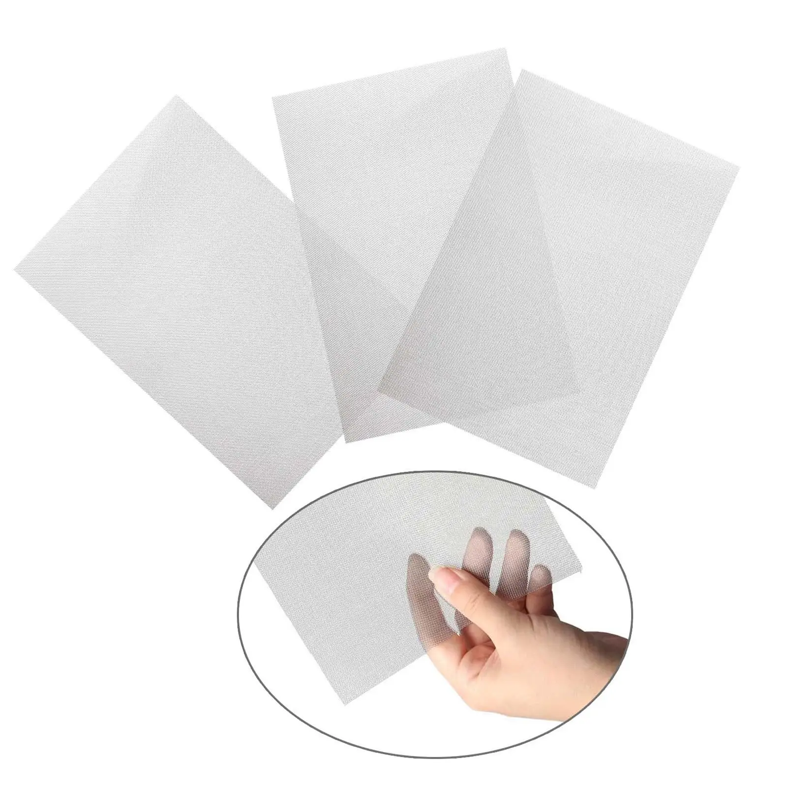 

Набор из 3 шт. 7,9 x 5,9 дюйма, сетка для ремонта решетки автомобильного бампера, простые в установке аксессуары, нержавеющие, профессиональные, универсальные