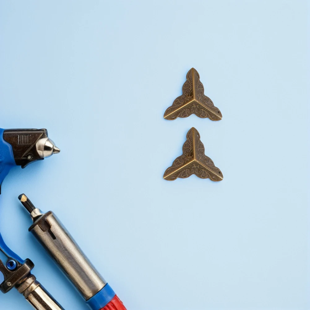 

35 Pcs Furniture Edge Protectors Decorative Hardware Finish Triangle Trim Cabinet Bumpers Pool Table Safety