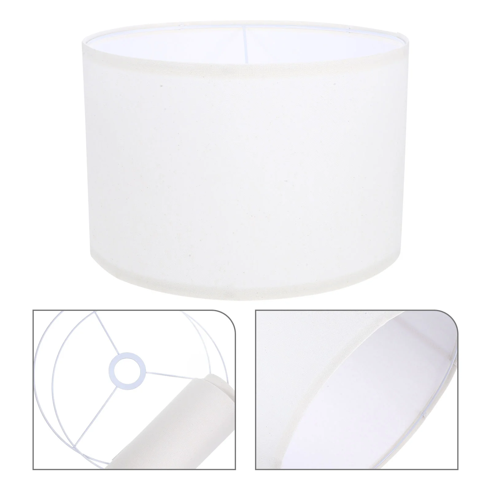 

Stick Lamp Shade Fabric Lampshade Floor Shades White Desk Lanterns for Candles