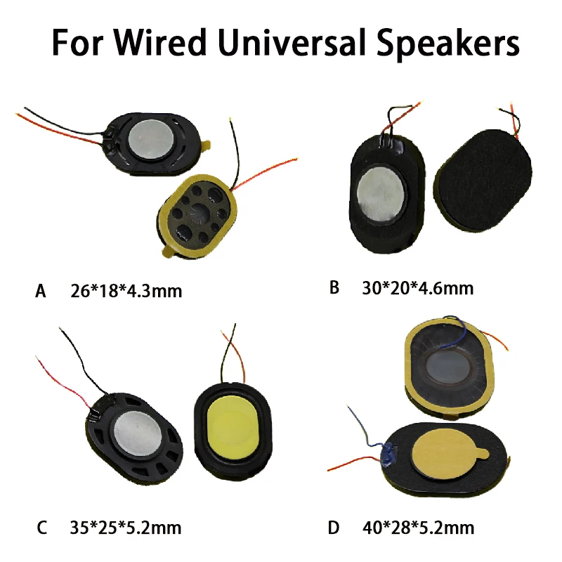 YUXI 1Piece For Elliptical Wired Universal Speaker Earphone External Ringing Repair Parts